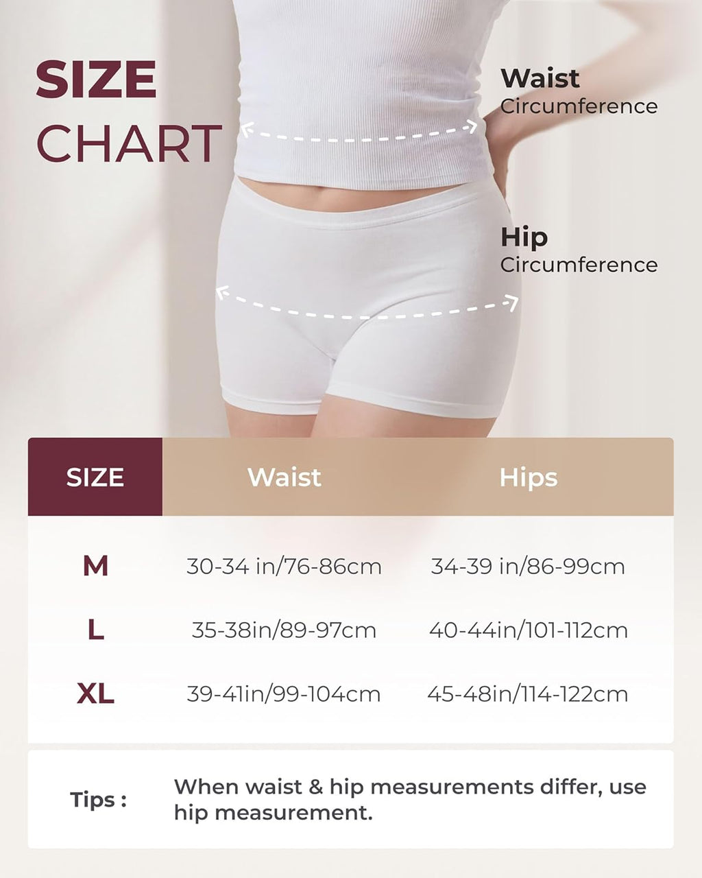 Momcozy 7 Pcs 100% Cotton Postpartum Underwear for Women, Breathable Mid-High Waist Disposable Underwear with Wide Gusset