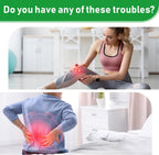 84Pcs Knee Patches, Warming Herbal Patches Wormwood Extract Sticker Heat Patches for Knee, Back, Neck, Shoulder