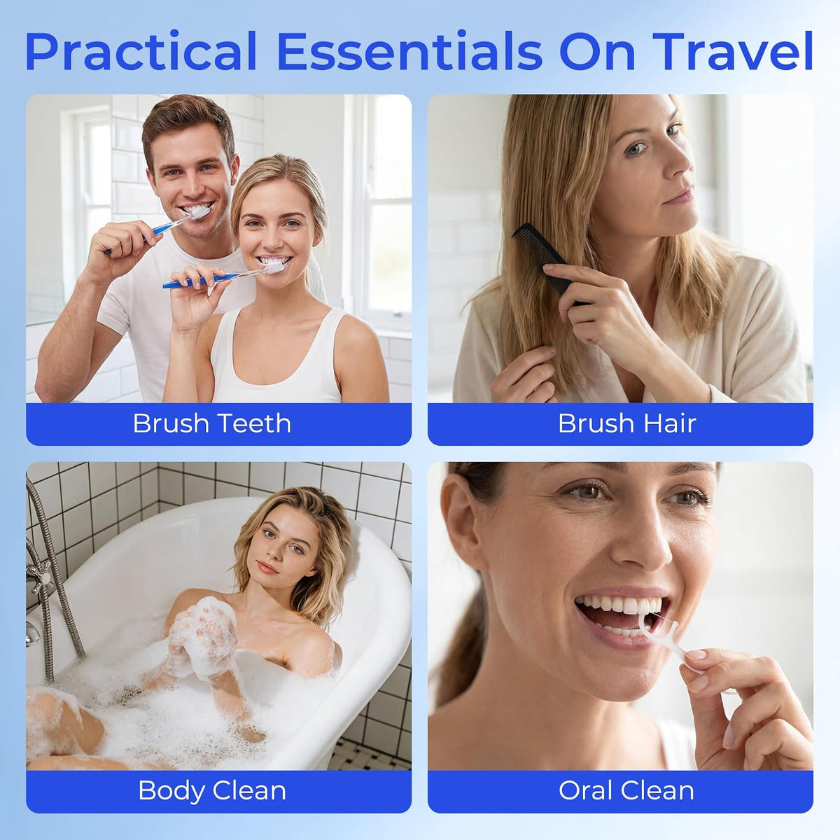 Travel Size Toiletries Bulk Homeless Care Package Supplies Toiletry 40 Pack