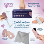 Postpartum Recovery Pack, Disposable Underwear, Perineum Wash Bottle, Gel Breast & Perineum Pads, Instant Cooling Pads, Comfort & Relief for New Mums, LARGE