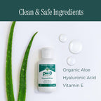 pH-D Feminine Health Femme Glide Personal Lubricant | Water-Based Hydrating Formula Including Organic Aloe Vera, Vitamin E & Hyaluronic Acid, 2oz