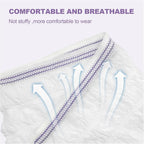 7 Pieces Disposable Panties, Disposable Panties for Women Giving Birth, Disposable Underwear for Women Daily Use, Maternity, Incontinence, Travel, Pregnant Panties
