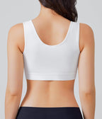 BRABIC Front Closure Post Surgical Compression Everyday Bra for Women Mastectomy with Removable Breast Support Band
