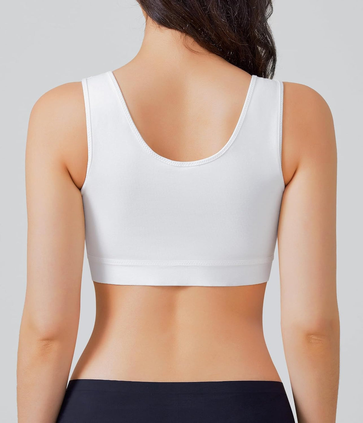 BRABIC Front Closure Post Surgical Compression Everyday Bra for Women Mastectomy with Removable Breast Support Band