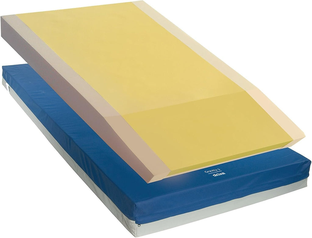 Drive Medical Gravity 9 Pressure Redistribution Mattress, No Cut Out, Med