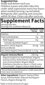 Garden of Life Organics Cough & Mucus Immune Syrup, Elderberry Zinc Immune Support Cough Syrup for Adults & Kids 12+, Offers Vitamin C & Echinacea, Sugar-Free, 5 Fl oz