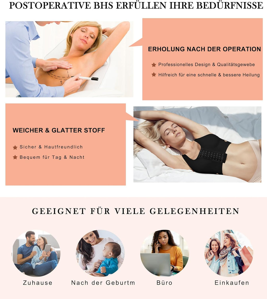 Postoperativer Bras Wire-Free