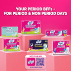Sofy AntiBacteria XL+ - 323mm | 44 Countpads |For Women Sanitary Pads | Keep Skin Dry | 6 Layer Deep Absorption | Herbal Sheild | Hygiene & Herbs | XX-Large