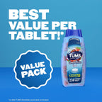 TUMS Smoothies Antacid Tablets, Heartburn Relief, Mixed Berry 236 Count