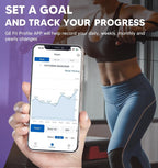 GE Smart Scale for Body Weight: Full Body Composition Analyzer, 50+ Metrics | 8-Electrode Digital Bathroom Scale for Weight Fat BMI Muscle Mass Bluetooth, Highly Accurate Weighing Machine 400lb