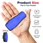 Needle Clipper for Insulin Syringe, Portable Sharps Container for Disposal Sharps, Compatible with 23-34Ga Syringe Needle, Fit Home and Travel (2, Blue)