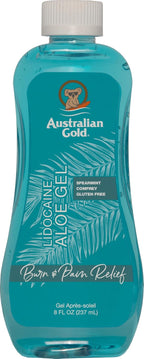 Australian Gold Lidocaine After Sun Cooling Gel | Sunburn Relief, 8 Fl Oz