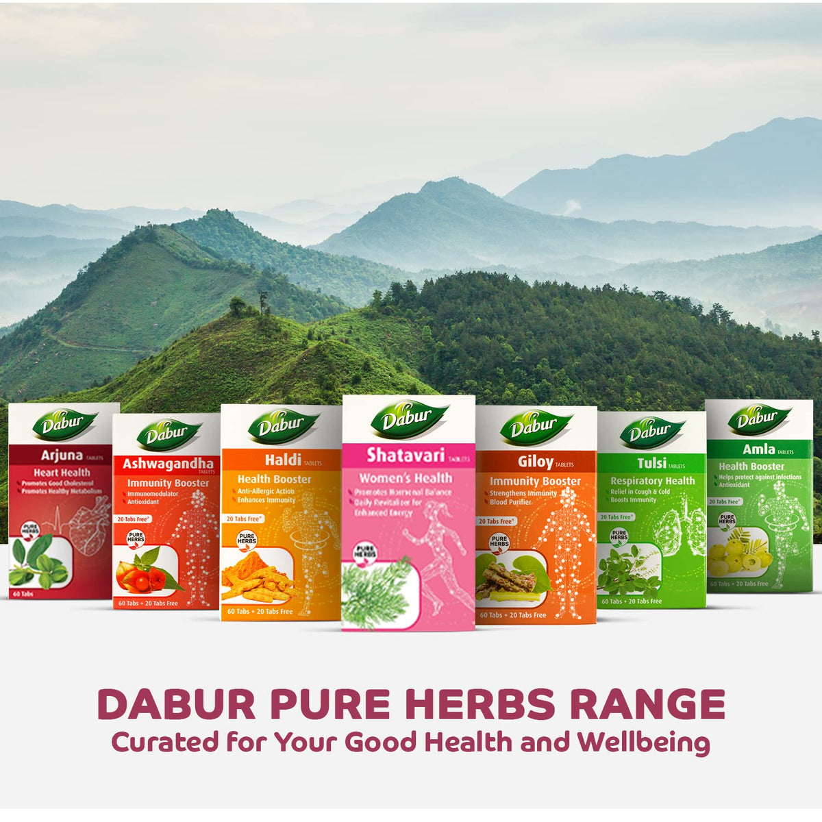 Dabur Shatavari Tablets | Women's Wellness | Hormonal Balance Supplement - 60 tablets