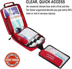 VRIEXSD 400 Piece Large First Aid Kit for Home, Car, Travel, Camping,Sports