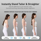 Posture Corrector for Women Back Brace Shoulder Straightener Pink, S/M | Back Posture Corrector Women, Posture Support Belt, Adjustable Fit, Office, Travel, Daily Wear