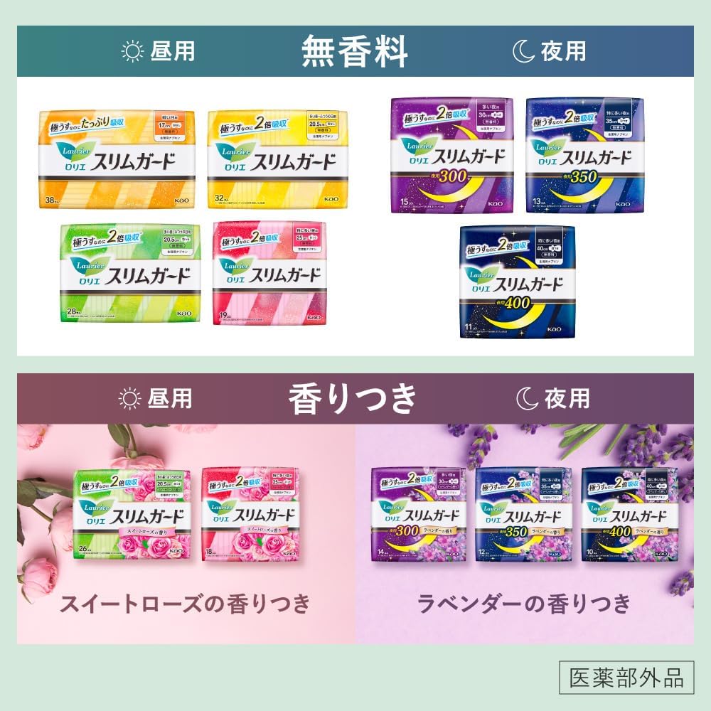 Laurier Sanitary Pads With Wings 25cm 19 pieces