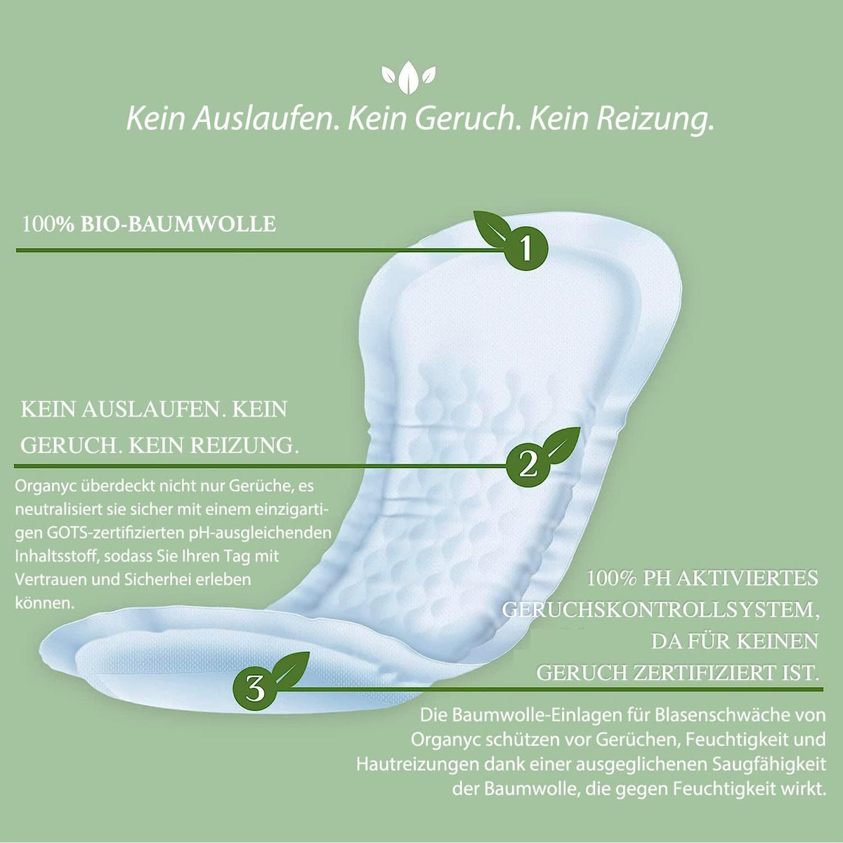 Organyc Sanitary Pads Organic 24 pieces