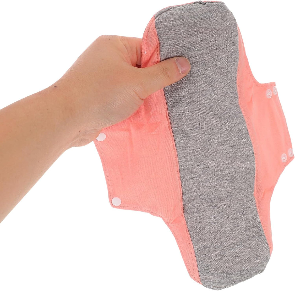 2pcs Reusable Postpartum Pads for Women Pink Cotton Leak Resistant Washable Panty Liners Soft Maternity Bladder Control Pads for Overnight and Postpartum