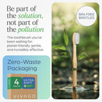 VIVAGO Extra Soft Toothbrushes for Adults - Ultra Soft Bristle Toothbrush