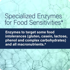 Enzyme Science Intolerance Complex - Digestive Enzyme Supplement for Women & Men, Enzymes for Digestion, Gut Health & Food Intolerances, Targets Gluten & Lactose, Helps Gas & Bloating, Vegan - 90 Caps