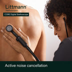 3M Littmann CORE Digital Stethoscope, Our Most Advanced Stethoscope Yet, Up To 40x Amplification, Active Noise Cancellation, In-App Sound Wave Visualization, High Polish Rainbow Chestpiece, 8570
