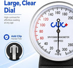 CUG Manual Blood Pressure Cuff, Accurate Measurement (Black)