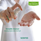 Medline Remedy Essentials Spray Cleanser (4 fl oz Spray), 1 Count, Scented, Full Body Cleanser & Shampoo, Sulfate Free, Gentle Body Wash, For Men & Women, Incontinence Cleaning, Bedside Cleansing