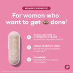 Physician's CHOICE Probiotics for Women - PH Balance, Digestive, UT, & Feminine Health - 50 Billion CFU - 6 Unique Strains for Her - Organic Prebiotics, Cranberry Extract+ - Women Probiotic - 30 CT
