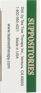 Tea Tree Therapy Vaginal Suppositories with Oil, 6 Count