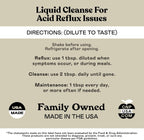 Reflux Pro Liquid Supplement 16oz - Organic Acid Reflux Cleanse Formula with Apple Cider Vinegar Ginger Garlic Hops Aloe, Fast Absorbing Digestive Support, Bottle Made in USA, Certified Organic Kosher