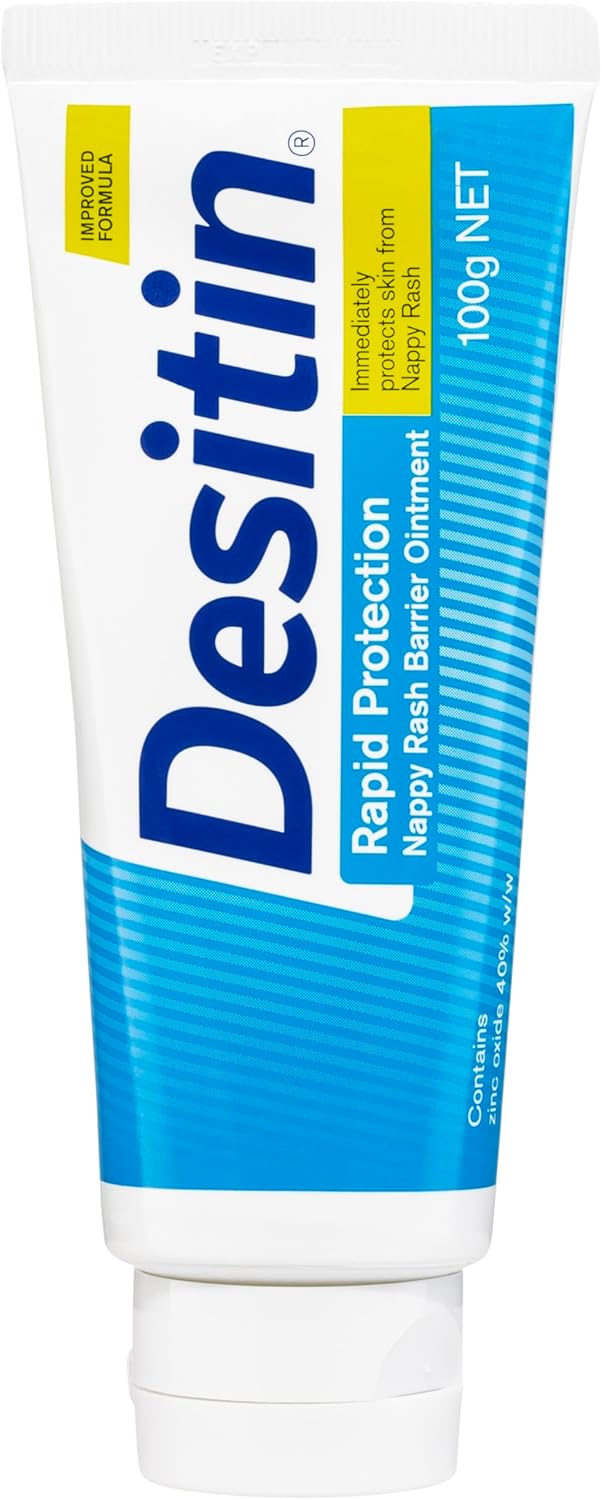Desitin Rapid Protection Nappy Rash Barrier Ointment 100g