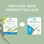Organyc Ultra Thin Pads - Moderate Wings, 10 count