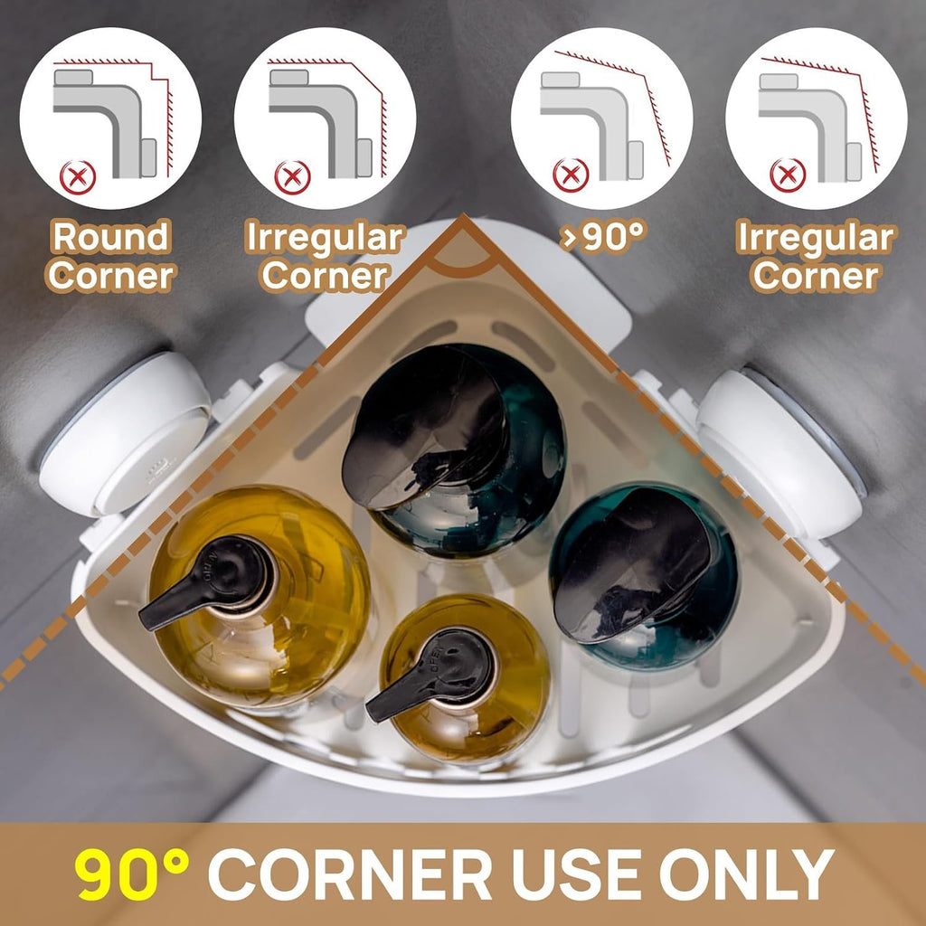 Shower Grab Bars & Corner Shower Caddy