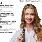 Aquasonic Black Series PRO – Ultra-Whitening Electric Toothbrush – 5 Modes & Smart Timers – Premium Travel Case & 6 Proflex Brush Heads – ADA Accepted Toothbrush