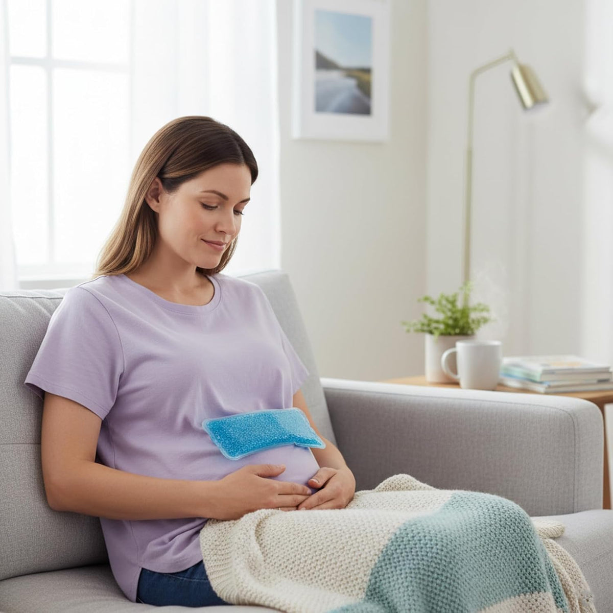 2 Pcs Postpartum Care Perineal Ice Pack, Maternity Pads for Post Partum Care, Hemorrhoid Treatment and Postpartum Essentials,Reusable Cooling Pads