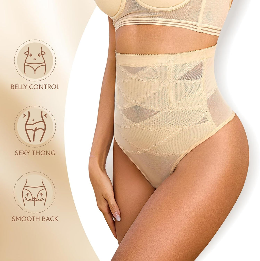 Women's Slimming Panties - High Waist Shapewear Thong Shaper Flat Belly Postpartum Abdominal Recovery Shapewear