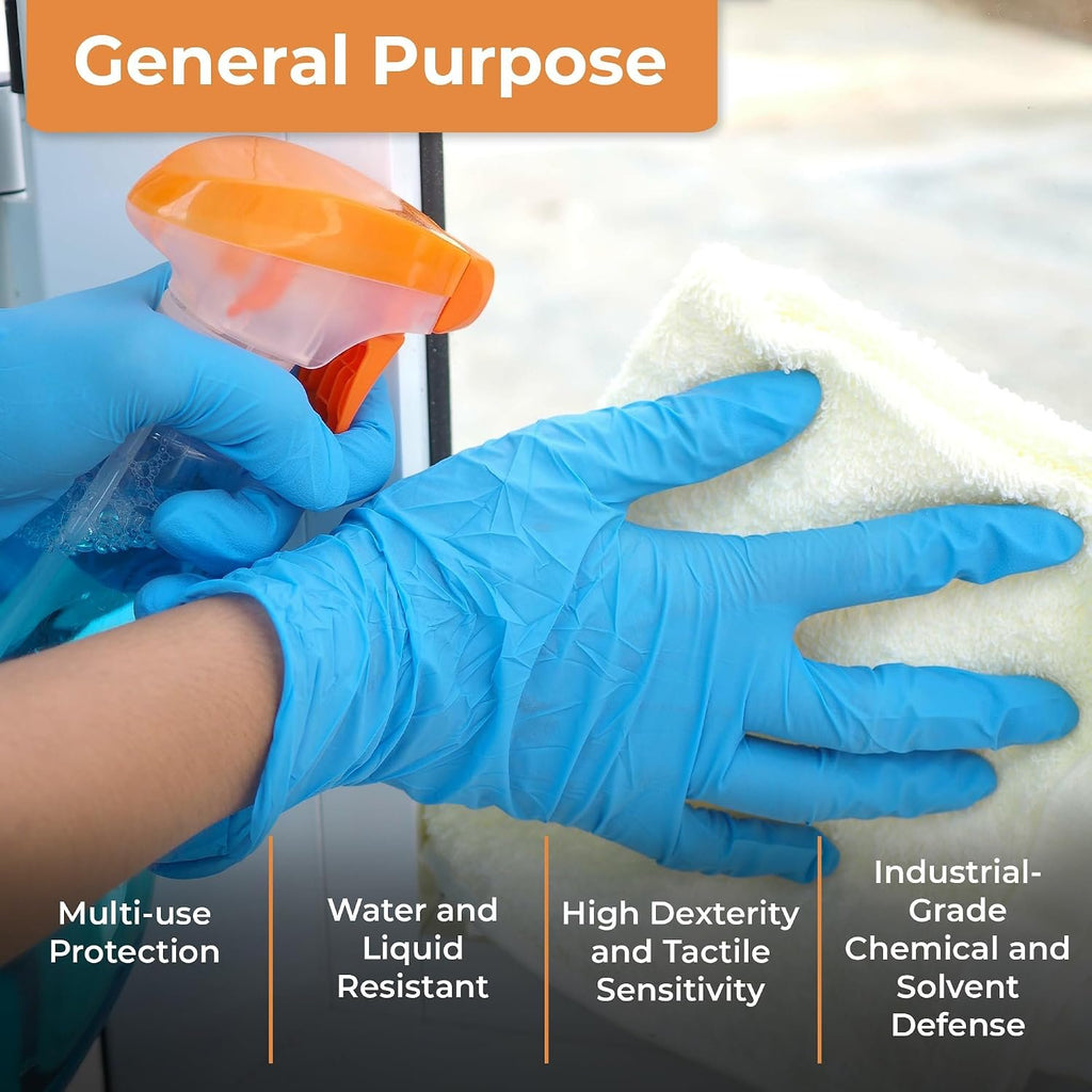 ASAP Nitrile Gloves Disposable Latex Free Exam & Medical Grade 4 Mil