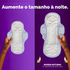 Sanitary Pads With Wings Overnight 64 pieces