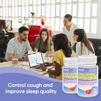 RXZELL Adult Cough Relief, Dextromethorphan HBr 15mg (100 Softgels), 8 Hour Long Lasting, Non-Drowsy, Cough/Bronchial Suppressant