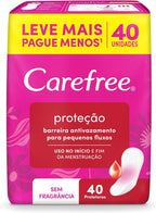 Carefree Panty Liners Fragrance-Free 40 pieces