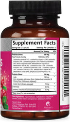 Probiotics for Women, Probiotic with 50 Billion CFU, Multi Strains to Support Immune, Digestive, Feminine Vaginal and Urinary Health, Shelf Stable, Delayed Release, No Soy Gluten Dairy - 60 Capsules