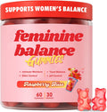 Feminine Balance Gummies for Women – Vaginal Probiotic Gummy Supports Women's Balance and Wellness – Women’s Daily Health Supplement - Raspberry Flavour 60 Gummies 30 Serves