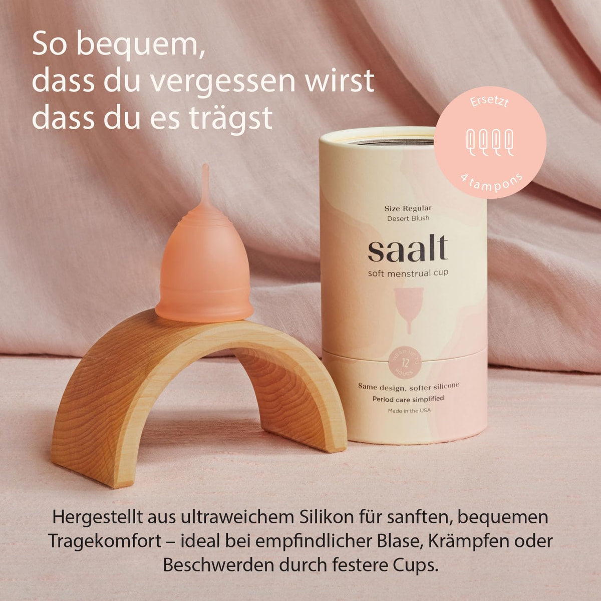 Saalt Menstrual Cups and Discs Reusable 1 pieces