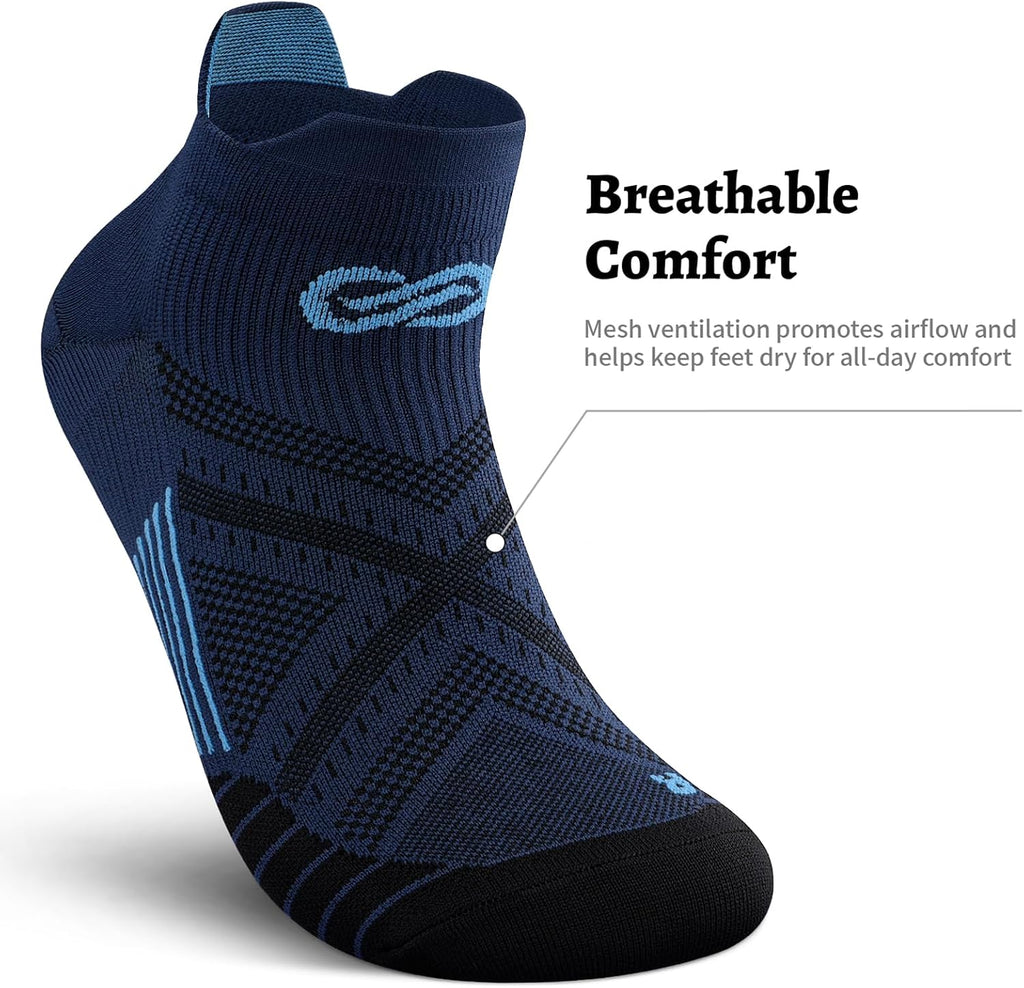 Compression Socks for Men Women Ankle Running Socks for Plantar Fasciitis