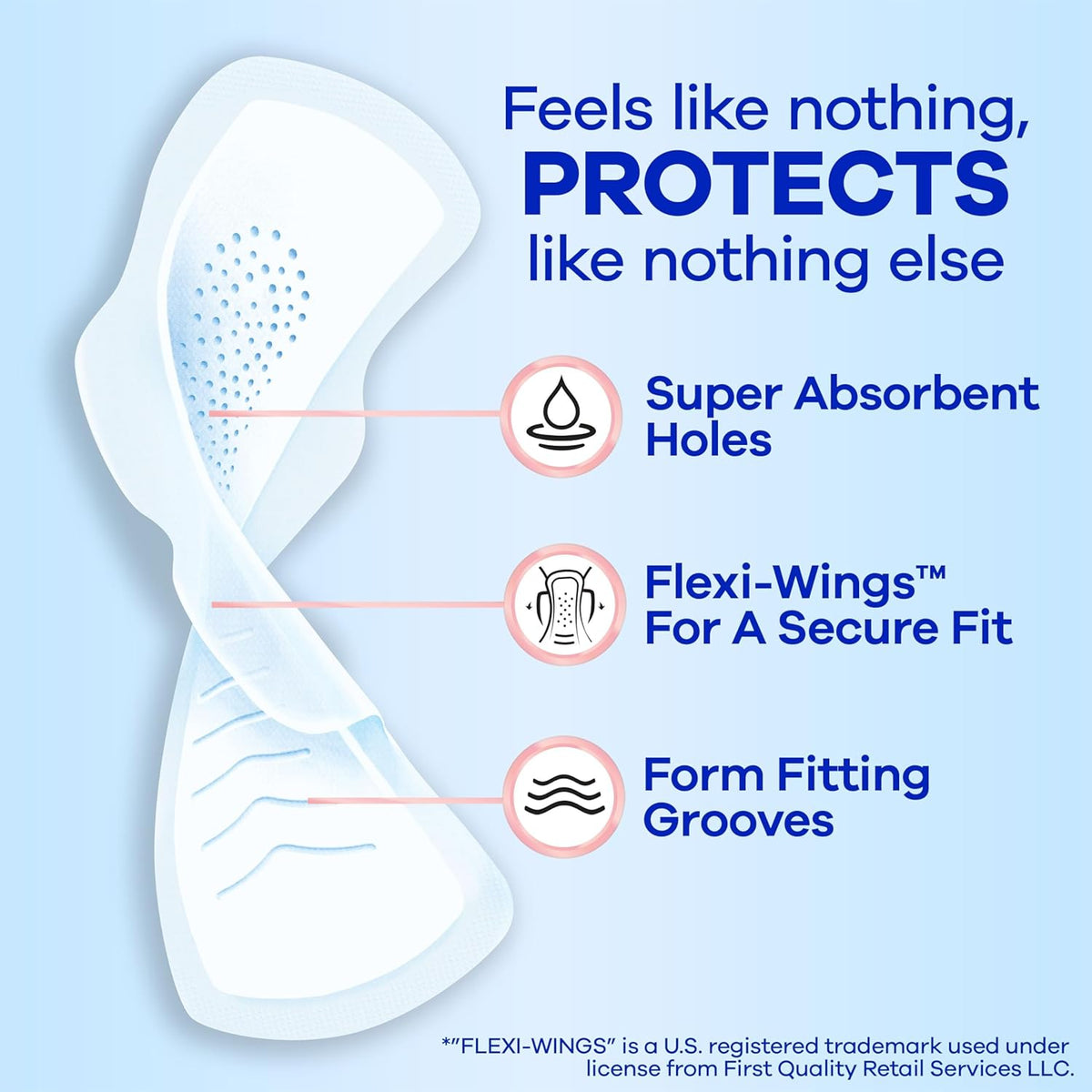 Always Infinity Feminine Pads for Women, Flexfoam Pads with Wings, Size 3, Extra Heavy Absorbency, Unscented, 84 Count (3 Packs of 28)