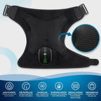 Cordless Shoulder Heating Pad with Massage, FSA Eligible Items List, Heated Shoulder Wrap Massager for Pain Relief Deep Tissue, Rotator Cuff Heating Pad, HSA Approved Products Only