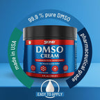 5Kind DMSO Cream for Pain Relief 4 fl oz Topical Muscle & Joint Pain Relief