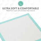 Inspire Super and Ultra Absorbent Disposable Bed Pads, 36" X 36", Pack of 50 with Adhesive, XXL