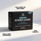 Retainer Cleaner Tablets, Denture Cleaner, Mint, 8 Month Supply by M3