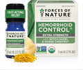 Forces of Nature Organic Extra Strength Hemorrhoid Medicine, 0.17 OZ | Natural Non-Greasy & Symptom Treatment Oil for Itching, Burning & Swelling - Organic Witch Hazel & Horse Chestnut Oil